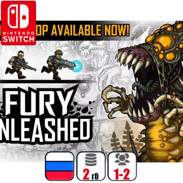 Купить игру для Nintendo Switch Fury Unleashed | Nintendo Switch 1/2